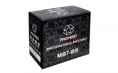 Akumulator 12V 7ah AGM (Gel) MB7-BS Moretti