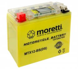 Akumulator 12v 12ah AGM(I-Gel) MTX12-BS Moretti ze wskaźnikiem