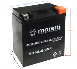 Akumulator 12v 14ah AGM (Gel) MB14L-BS MF Moretti