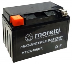 Akumulator 12v 12ah AGM (Gel) MT12A-BS Moretti
