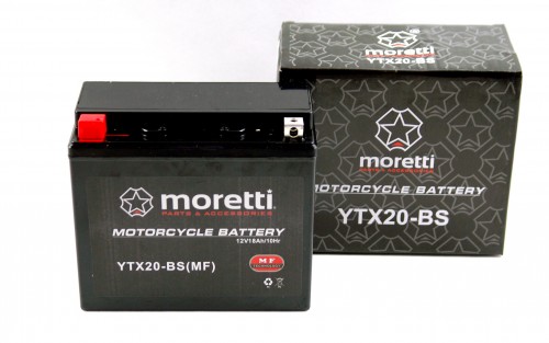 Akumulator 12v 20ah AGM (Gel) MTX20-BS Moretti