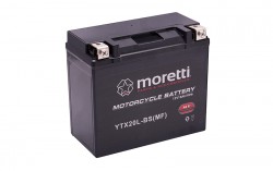 Akumulator 12v 20ah AGM (Gel) MTX20L-BS Moretti
