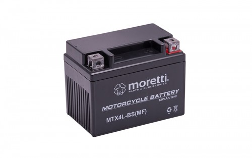 Akumulator 12v 4ah AGM (Gel) MTX4L-BS Moretti