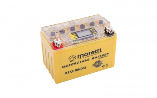 Akumulator 12v 9ah AGM (I-Gel) MTX9-BS Moretti ze wskaźnikiem