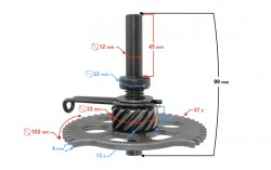 Bendix rozrusznika nożnego B-Max 125