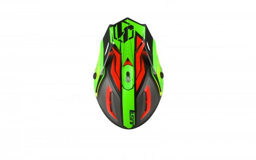 Kask JUST1 J38 BLADE red-lime-black S