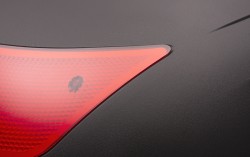 Kufer Moretti, MR-726, 48l, Czarny, czerwony odblask