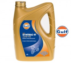 Olej silnikowy syntetyczny GULF SYNTRAC 4T 10W40 4 litry