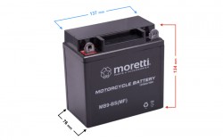 Akumulator AGM (Gel) MB9-BS Moretti