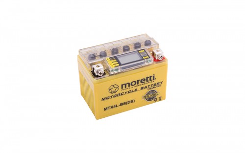 Akumulator AGM (I-Gel) MTX4L-BS Moretti ze wskaźnikiem