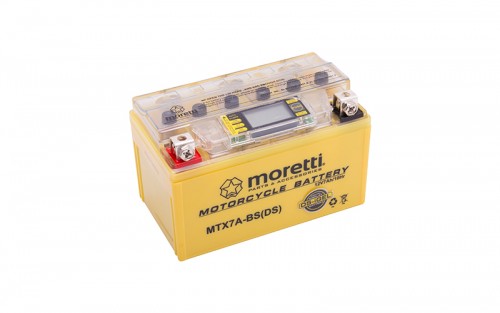 Akumulator AGM (I-Gel) MTX7A-BS Moretti ze wskaźnikiem