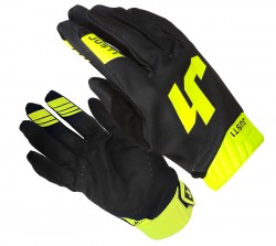 Rękawice motocyklowe JUST1 J-FLEX 2.0 BLACK YELLOW FLUO rozmiar M