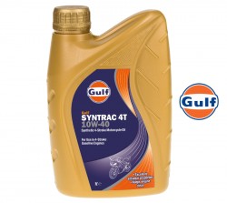 Olej silnikowy syntetyczny GULF SYNTRAC 4T 10W40 1 litr