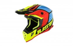 Kask JUST1 J38 BLADE red-blue-yellow-black S