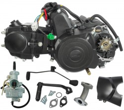 Silnik Moretti 50cc motorower czarny