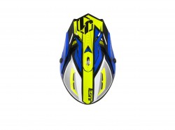 Kask JUST1 J38 BLADE blue-fluo yellow-black XL