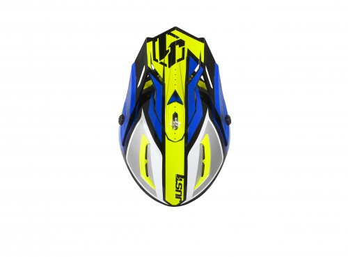 Kask JUST1 J38 BLADE blue-fluo yellow-black S