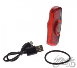 LAMPA ROWEROWA TYŁ COB LED USB