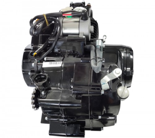 Silnik Moretti poziomy 157FMJ, 150cc 4T, 4-biegowy manual, czarny, z rozrusznikiem