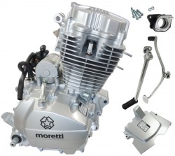 Silnik Moretti pionowy 156FMI, 125cc 4T, 5-biegowy manual