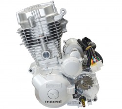 Silnik Moretti pionowy 156FMI, 125cc 4T, 5-biegowy manual