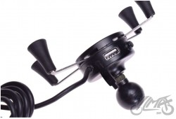 UCHWYT TELEFONU Z MOCOWANIEM MOTOCYKLOWY USB