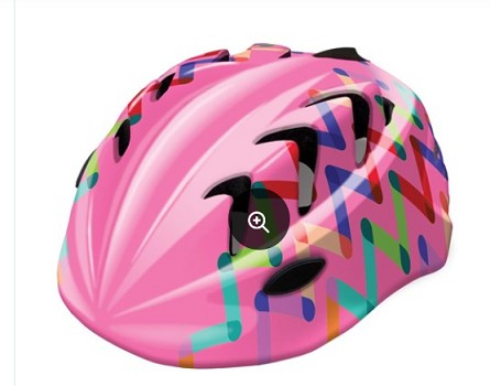 KASK ROWEROWY B-SKIN KIDY PRO ZIGZAK 