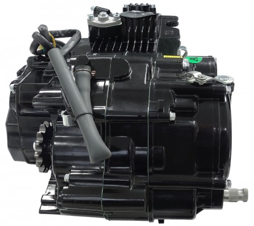 Silnik Moretti poziomy 1P60FMJ, 150cc 4T, 4-biegowy manual, czarny, z rozrusznikiem